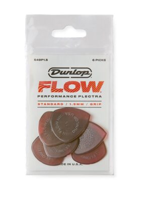 Dunlop Plettri Flow Standard Grip Player’s Pack 6 Plettri 1,5mm