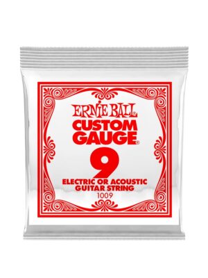 Ernie Ball 1009 Plain Steel .009 Corda singola