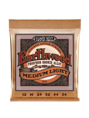 Ernie Ball 2146 Earthwood Phosphor Bronze Medium Light 12-54