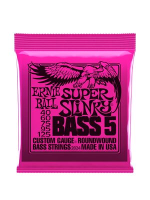 Ernie Ball 2824 Nickel Wound 5 corde Super Slinky 40-125