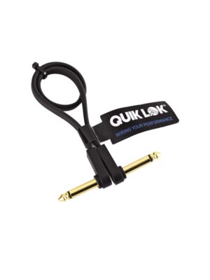 Quik Lok FPC/QB, Jack Mono 90° / Jack Mono 90°, Colore nero, Lunghezza 0,30 mt