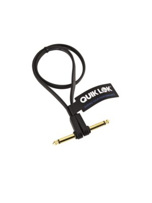 Quik Lok FPC/QB, Jack Mono 90° / Jack Mono 90°, Colore nero, Lunghezza 0,50 mt