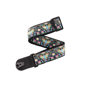 D'Addario Tracolla intrecciata Pad Lock per chitarra, Phoenix Dream