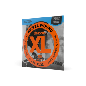 D'Addario EJ22 Jazz Medium Electric Guitar Strings, 13-56