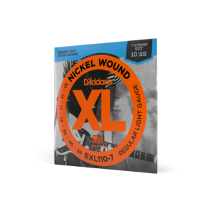 D'Addario EXL110-7 Nickel Wound, 7-String, Regular Light, 10-59