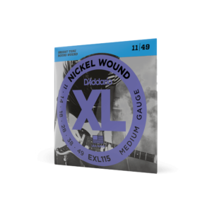 D'Addario EXL115 Nickel Wound, Medium/Blues-Jazz Rock, 11-49