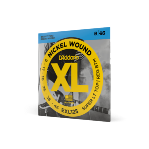 D'Addario EXL125 Nickel Wound, Super Light Top/ Regular Bottom, 09-46