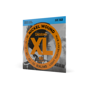 D'Addario EXL140 Nickel Wound, Light Top/Heavy Bottom, 10-52
