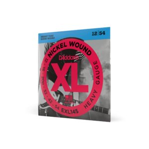 D'Addario EXL145 Nickel Wound, Heavy, Plain 3rd, 12-54