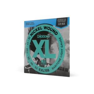 D'Addario EXL158 Light Baritone Electric Guitar Strings, 13-62