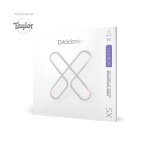 D'Addario XS Phosphor Bronze Coated Acoustic Guitar Strings, 11-52 Custom Light