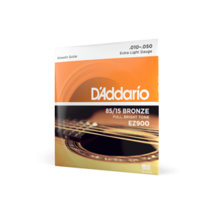 D'Addario EZ900 Bronze 85/15 Acoustic Guitar Strings, Extra Light, 10-50