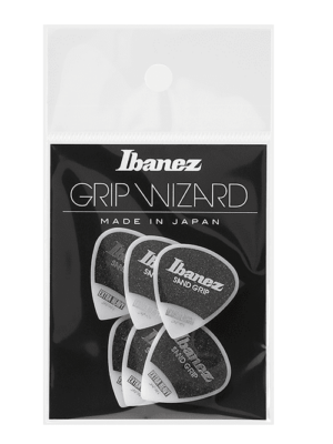 Ibanez Grip Wizard Series Sand Grip Picks PPA16XSG-WH (6-pack)