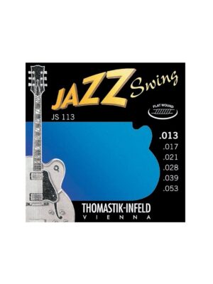 Thomastik Jazz Swing JS113 set corde lisce chitarra elettrica 13-53