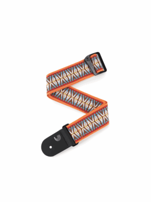 D'Addario 50G08 Tracolla in tessuto intrecciato - Folk, sunrise