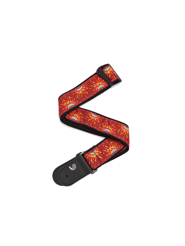 D'Addario 50E09 Woven Guitar Strap, Sun