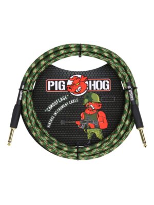 Pig Hog Vintage Series Instrument Cable Camouflage 3m