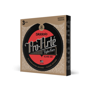 D'Addario EJ45-3D Pro-Arté Nylon, Normal Tension, 3 set