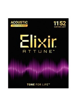 Elixir 21027 Acoustic Phosphor Bronze ATTUNE 11-52