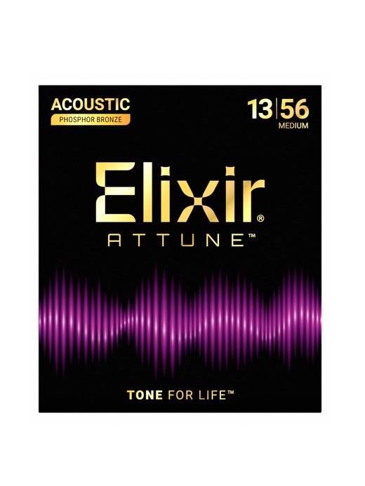Elixir 21102 Acoustic Phosphor Bronze ATTUNE 13-56