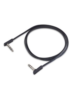 Rockboard Flat Patch TRS Cable Black 120cm