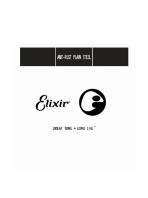 Elixir 13017 Anti-Rust Plain Steel Single String, .017